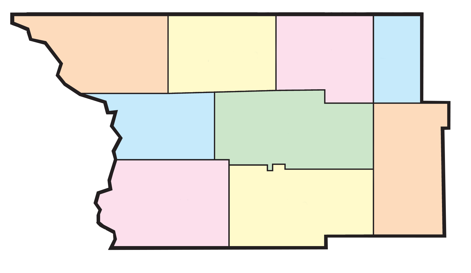 Map of Counties